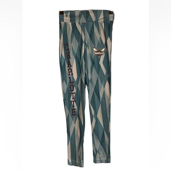 NBA Pants - NBA Charlotte Hornets Leggings Womens Small NWT Blue Soft Spandex Basketball